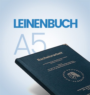 Leinenbuch Bindung A5